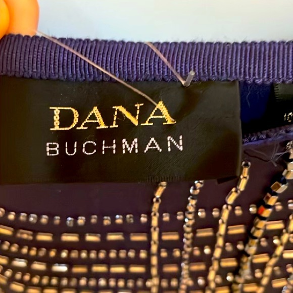 Dana Buchman Silk Beaded Skirt NEW - Picture 2 of 5